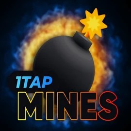 1Tap Mines game by Turbo Games – logo hosted on Lukki Casino