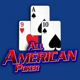 All American Poker slot visual from RTG (Reel Time Gaming) available on casinolukki.eu