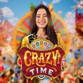 Crazy Time logo by Evolution at Lukki CasinoCrazy Time
