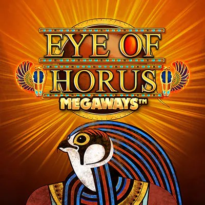 Eye of Horus Megaways logo by Blueprint Gaming Lukki Casino