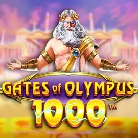 Slots logo of Gates of Olympus 1000 from Pragmatic Play at Lukki Casino
